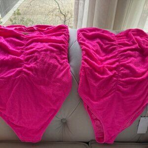 Milly Designer Vibrant Pink One-Piece Swimsuit